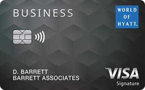  Clickable card art links to World of Hyatt Business Credit Card product page